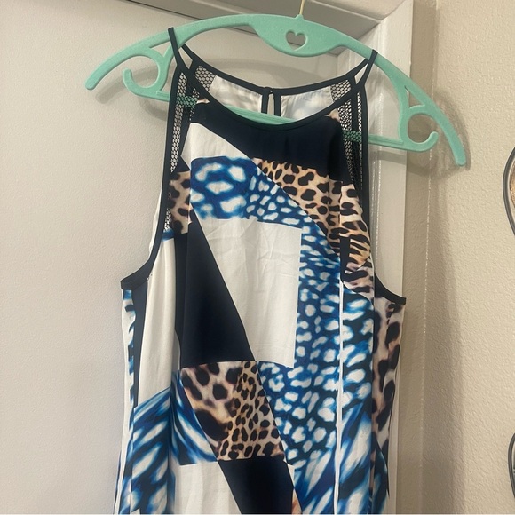 Trina Turk Black and White Halter Maxi Sundress - Picture 6 of 12